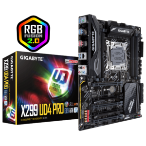 Gigabyte X299 Ultra Durable Motherboard – RGB Fusion, Dual M.2, USB 3.1 Gen 2 Type-A, Intel Gaming LAN